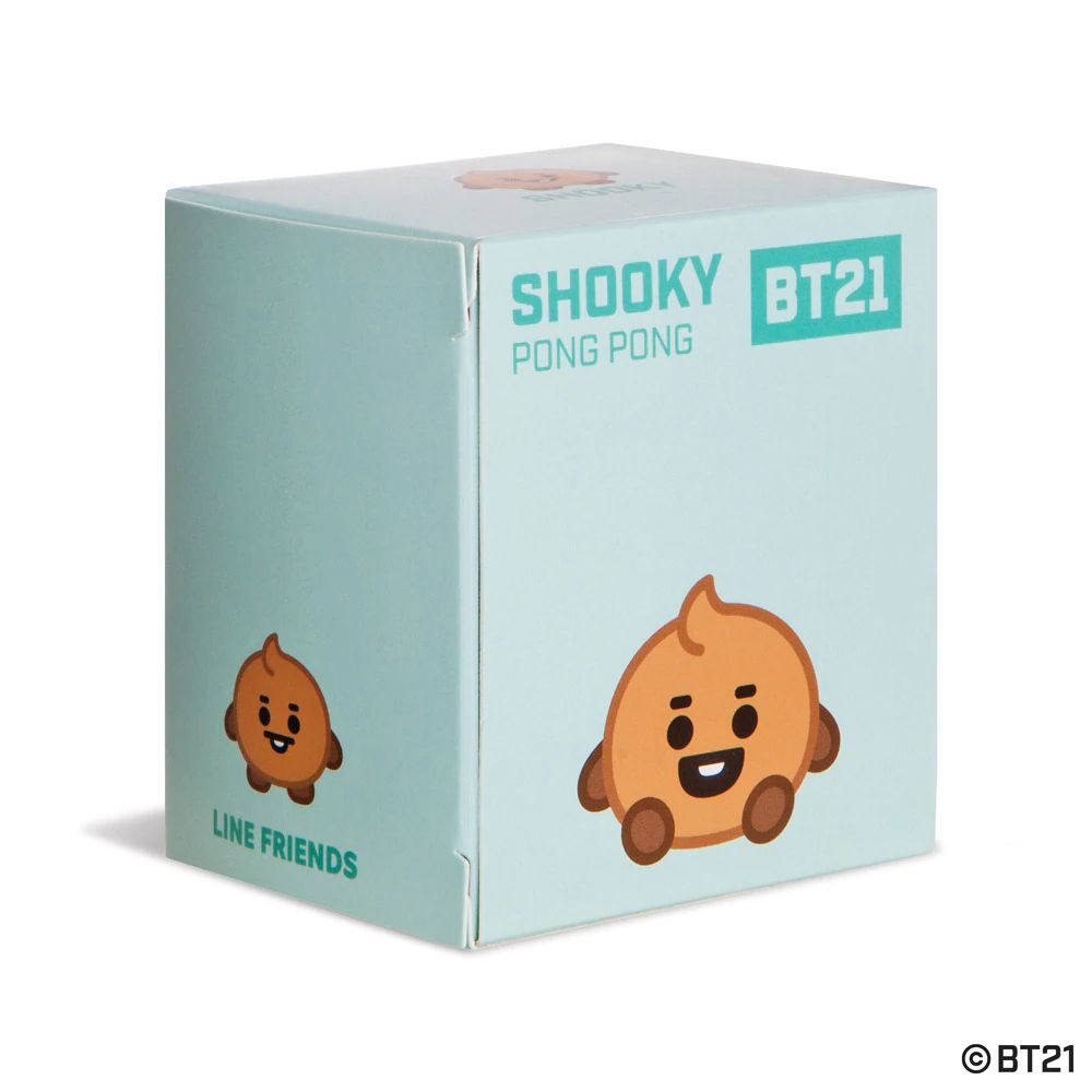 Small Soft Toy in Gift Packaging BT21 Baby Shooky Pong Pong 5cm