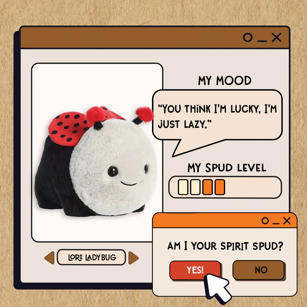SPUDSTERS Ladybird - Πασχαλίτσα Λούτρινο, 25εκ