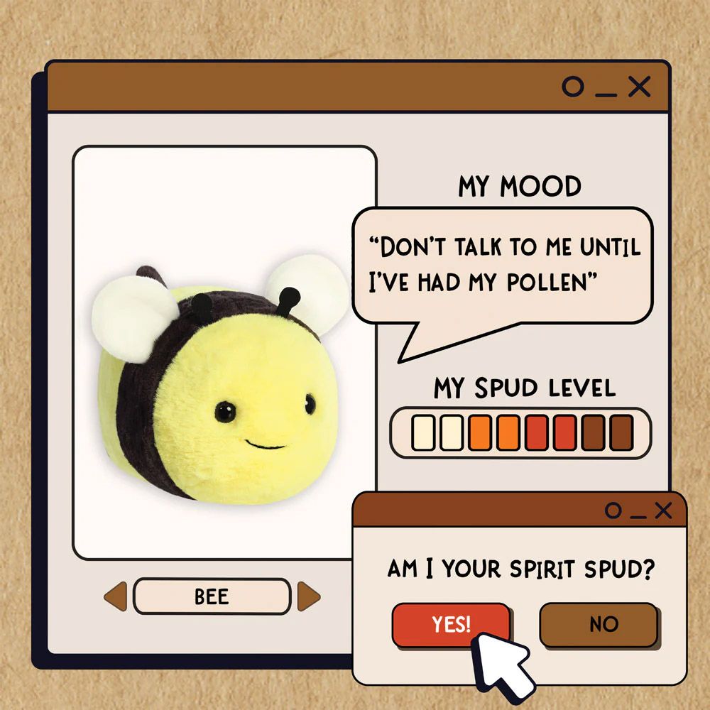 SPUDSTERS Bee - Μελισσούλα Λούτρινο, 25εκ