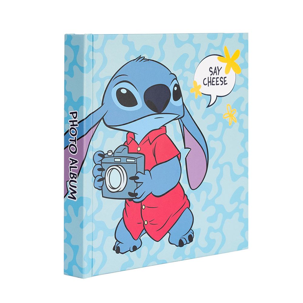 Φωτο-Άλμπουμ 16X16εκ με 24 Αυτοκόλλητα Φύλλα DISNEY STITCH Tropical