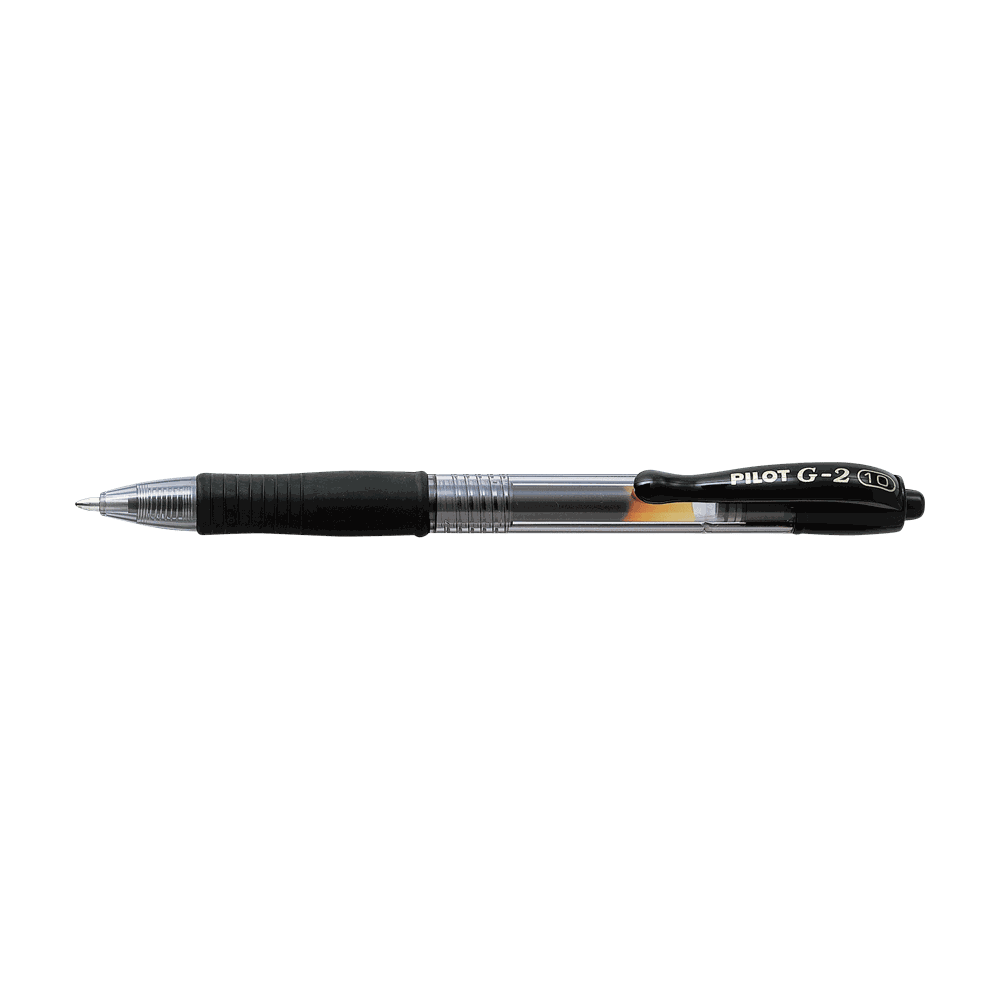 Στυλό Μπίλιας 1.0mm PILOT G-2 Μαύρο, σε Κουτί 12τμχ