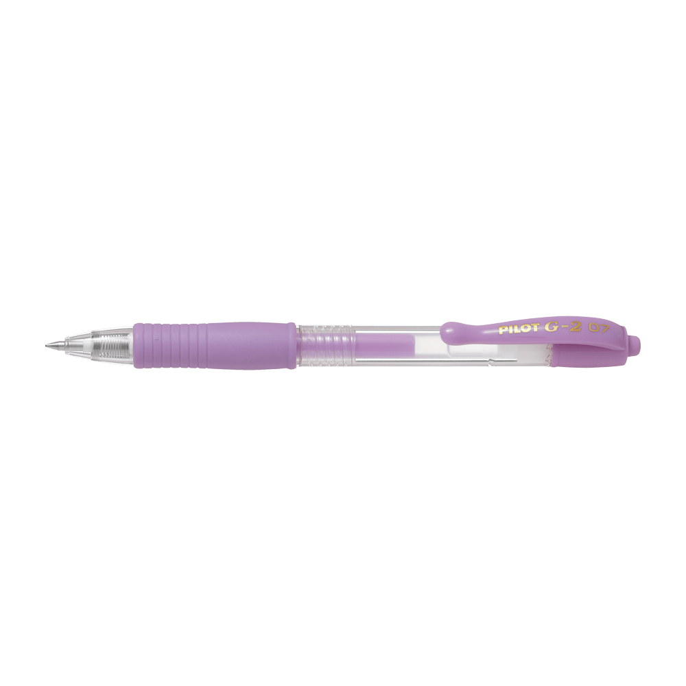Στυλό Gel 0.7mm PILOT G-2 Παστέλ Μωβ, σε Κουτί 12τμχ