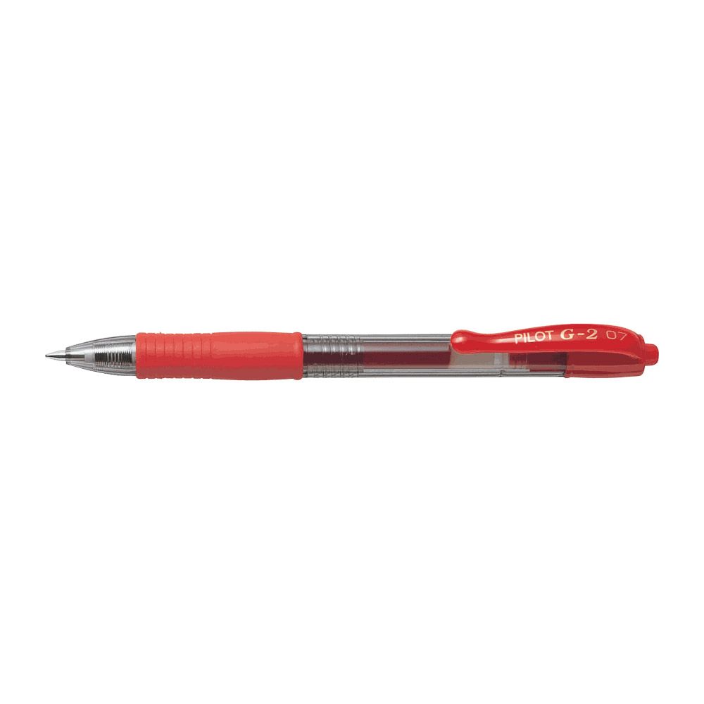 Στυλό Μπίλιας 0.7mm PILOT G-2 Κόκκινο, σε Κουτί 12τμχ
