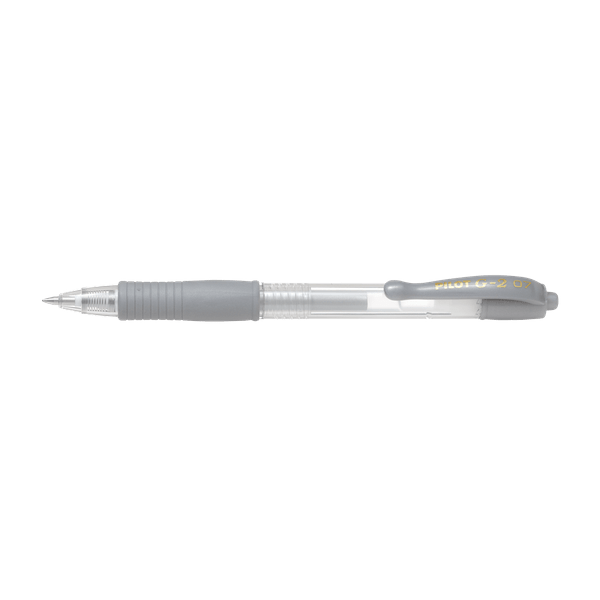 Στυλό Gel 0.7mm PILOT G-2 Ασημί, σε Κουτί 12τμχ