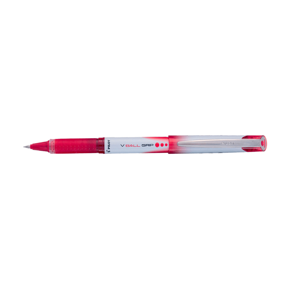 Στυλό Μπίλιας 0.5mm Fine PILOT V-BALL GRIP Κόκκινο, σε Κουτί 12τμχ