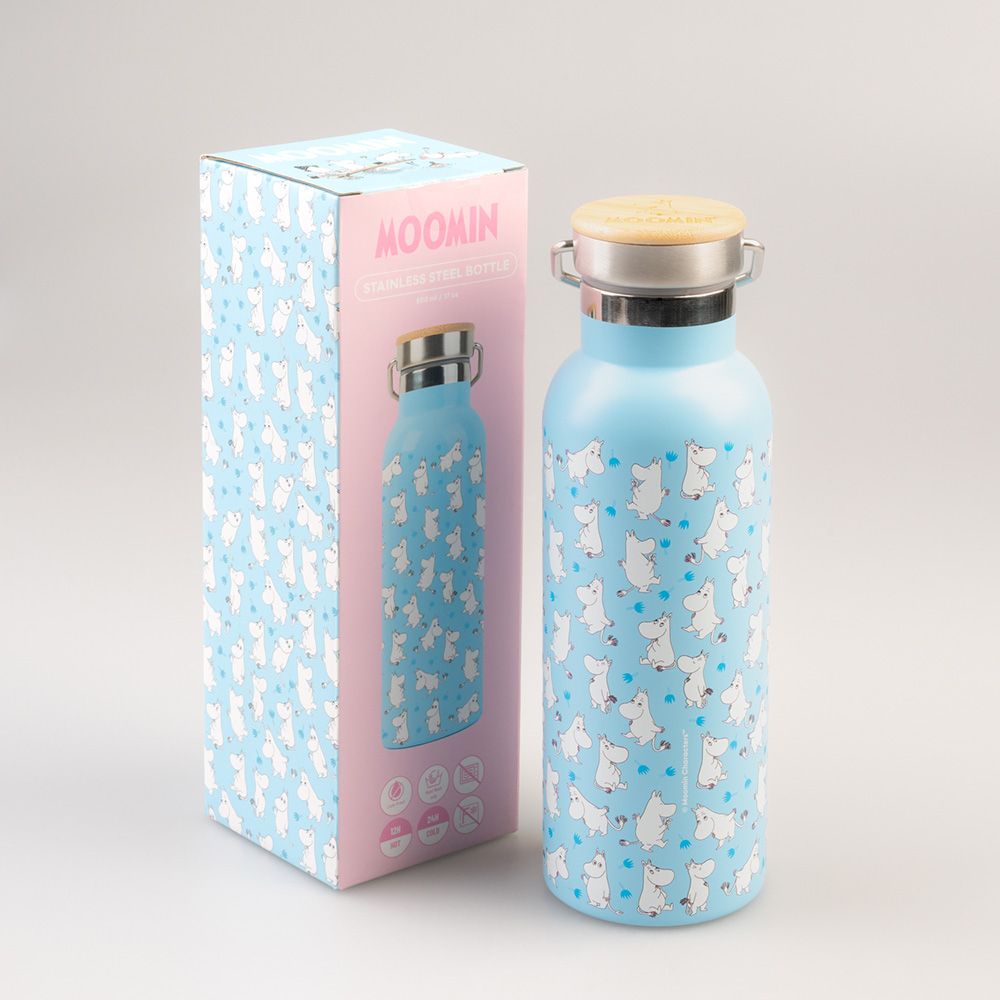 Μεταλλικό Μπουκάλι Θερμός με Λαβή 500ml MOOMIN