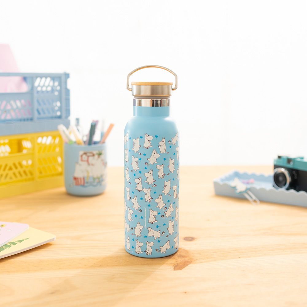 Μεταλλικό Μπουκάλι Θερμός με Λαβή 500ml MOOMIN