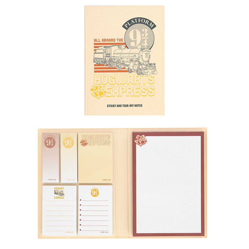 Notepad Α6 with 5 Types of Sticky Notes HARRY POTTER Platform 9 3/4