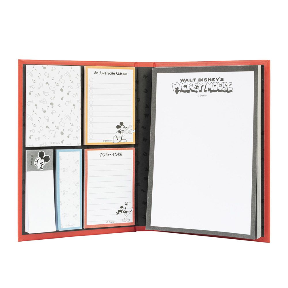 Notepad Α6 with 5 Types of Sticky Notes DISNEY Mickey Classic