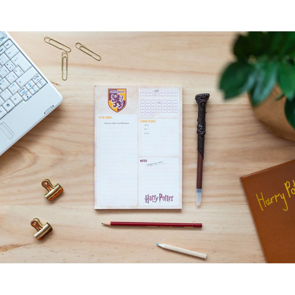 Καθημερινό Πλάνο To Do List Α5 54 Φύλλα HARRY POTTER Gryffindor