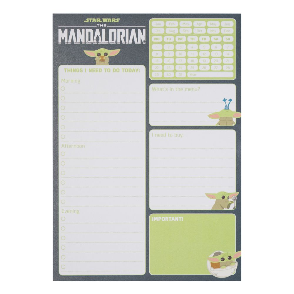 Daily To do list Α5 54sh THE MANDALORIAN