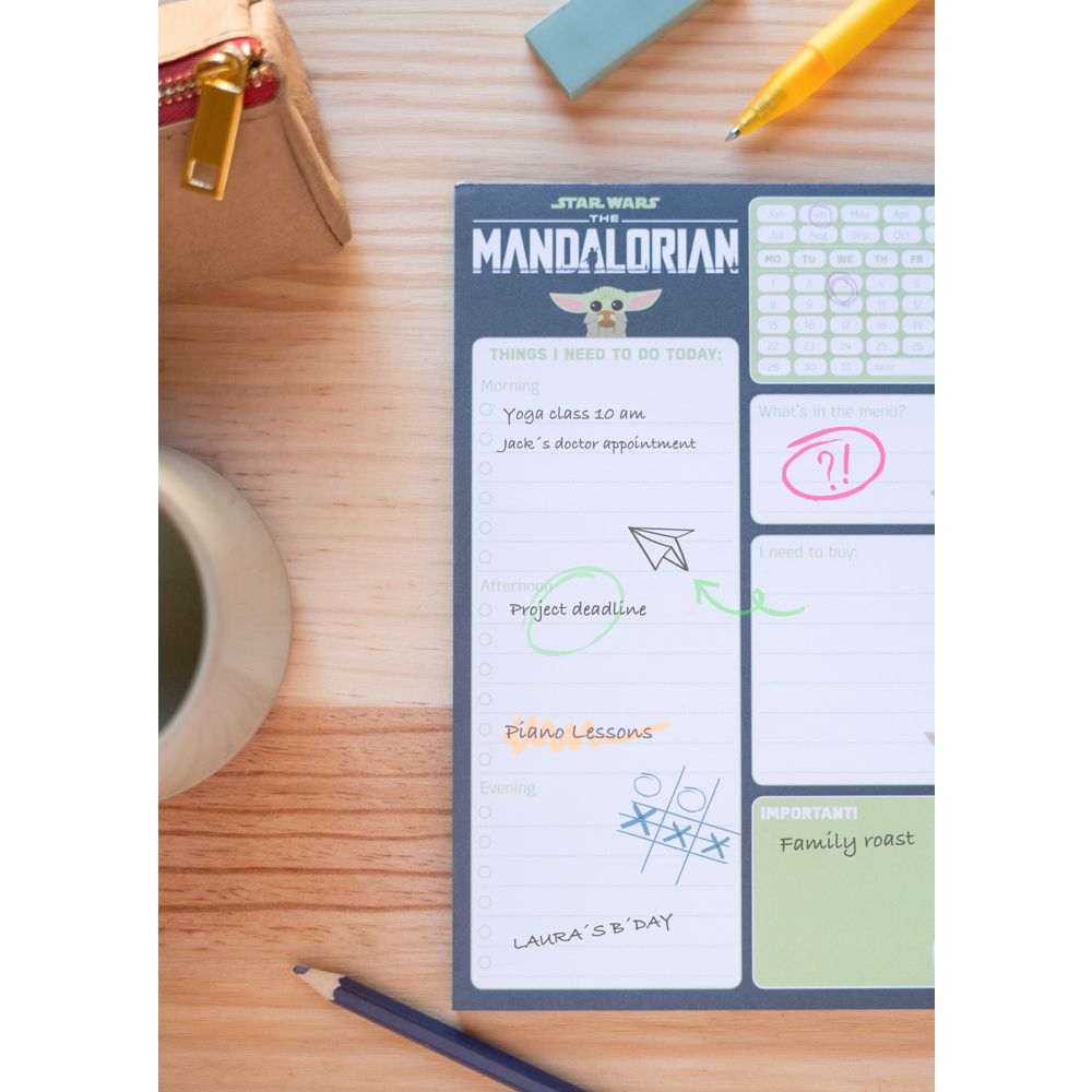 Daily To do list Α5 54sh THE MANDALORIAN