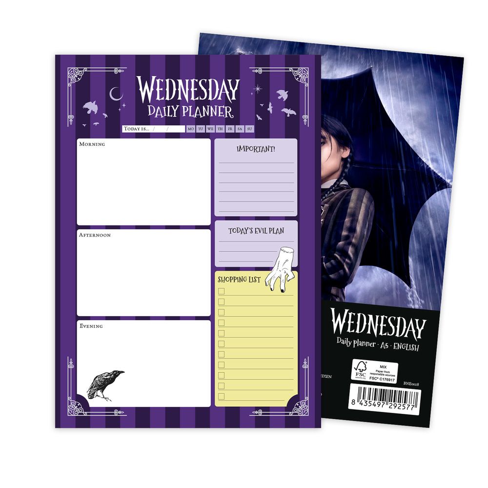 Daily To do list Α5 54 Sheets WEDNESDAY
