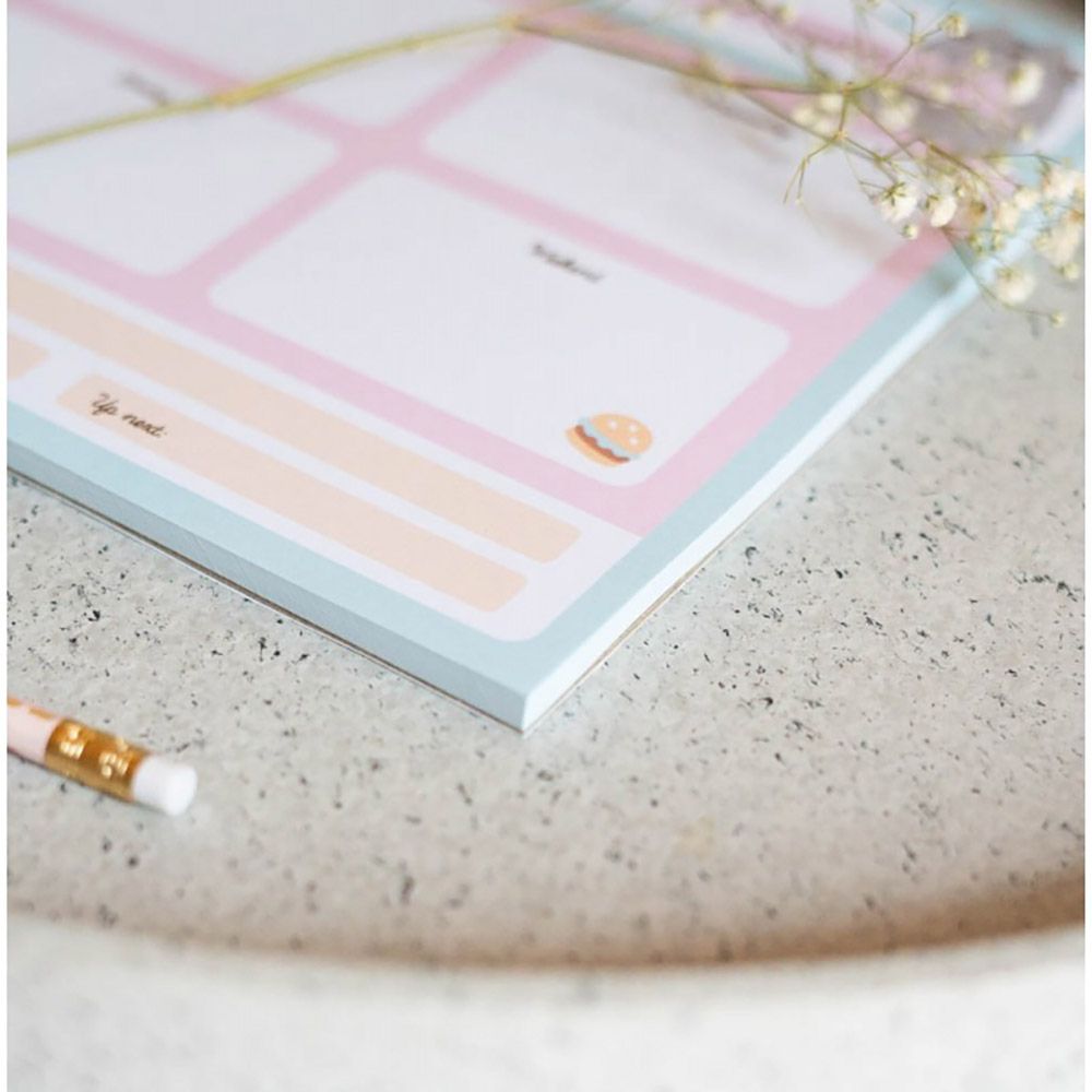Εβδομαδιαίο Planner Μπλοκ A4/21Χ29 PUSHEEN Foodie Blue