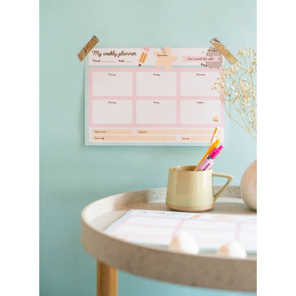 Εβδομαδιαίο Planner Μπλοκ A4/21Χ29 PUSHEEN Foodie Blue
