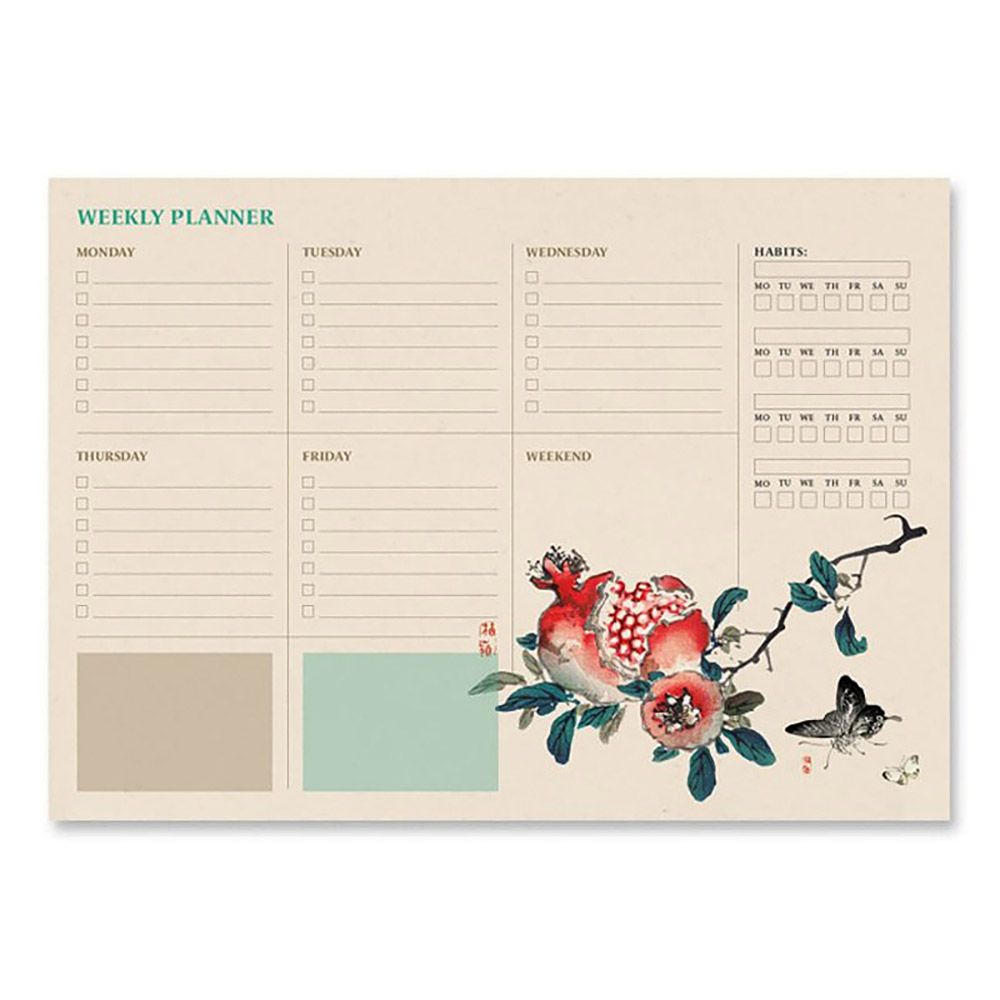 Weekly Planner Notepad A4/21Χ29 cm JAPANESE ART