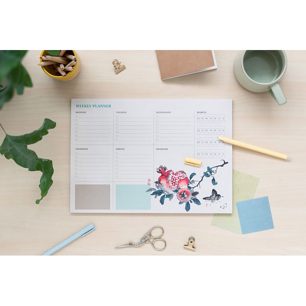 Weekly Planner Notepad A4/21Χ29 cm JAPANESE ART