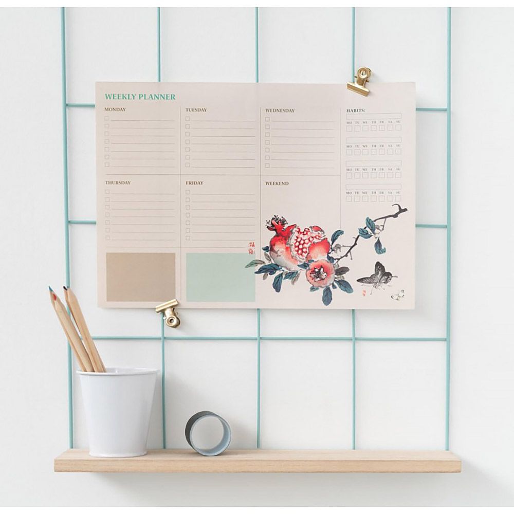 Weekly Planner Notepad A4/21Χ29 cm JAPANESE ART