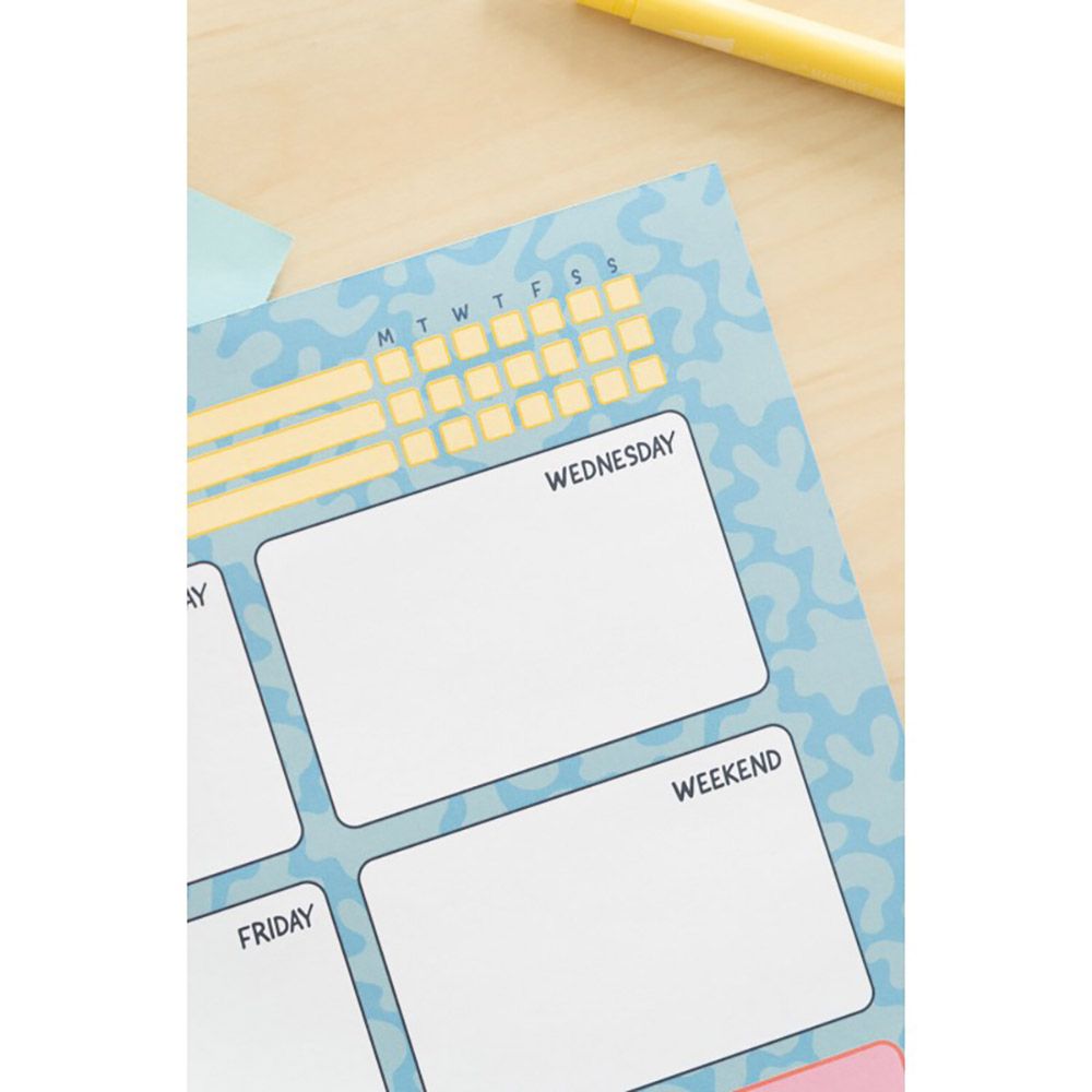 Weekly Planner Notepad A4/21Χ29cm DISNEY Lilo & Stitch Tropical