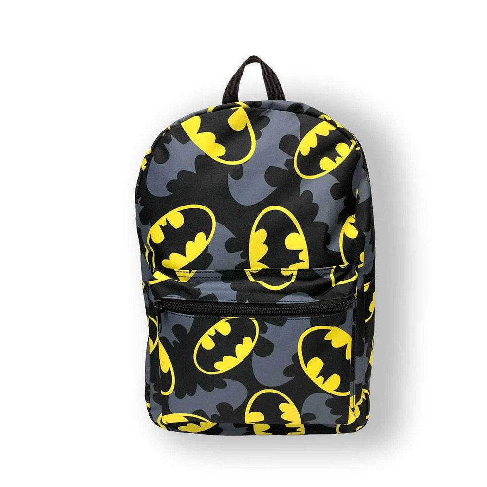 Kids Backpack DC BATMAN Logo All-Over-Print