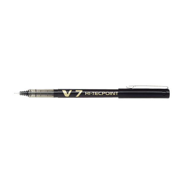 Στυλό Υγρής Μελάνης 0.7mm PILOT V7 HI-TECPOINT Μαύρο, σε Κουτί 12τμχ