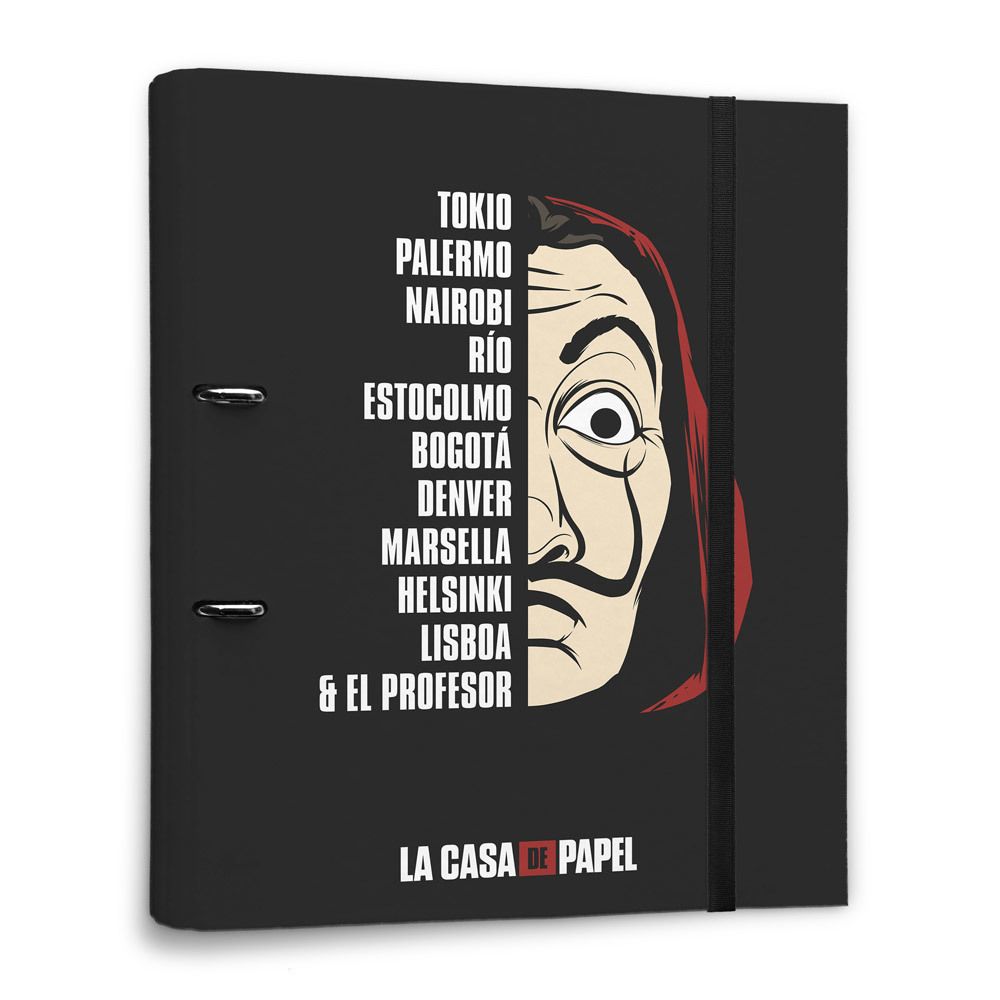 Premium 2 ring File Folder LA CASA DE PAPEL