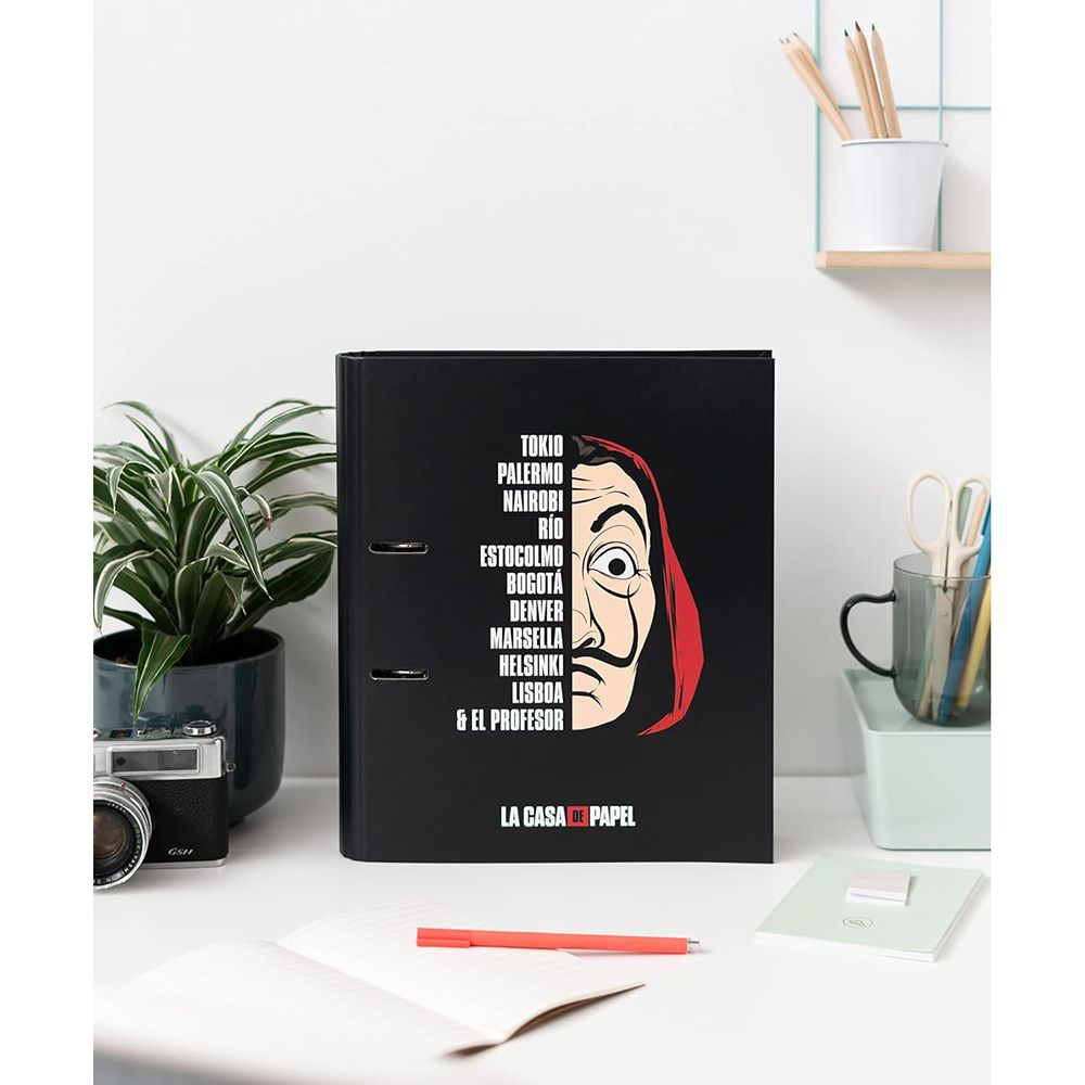 Premium 2 ring File Folder LA CASA DE PAPEL