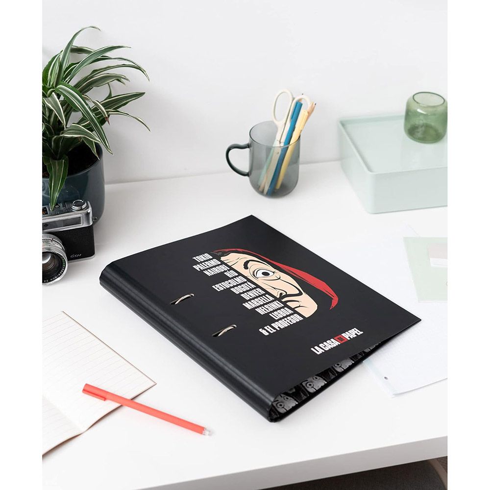 Premium 2 ring File Folder LA CASA DE PAPEL