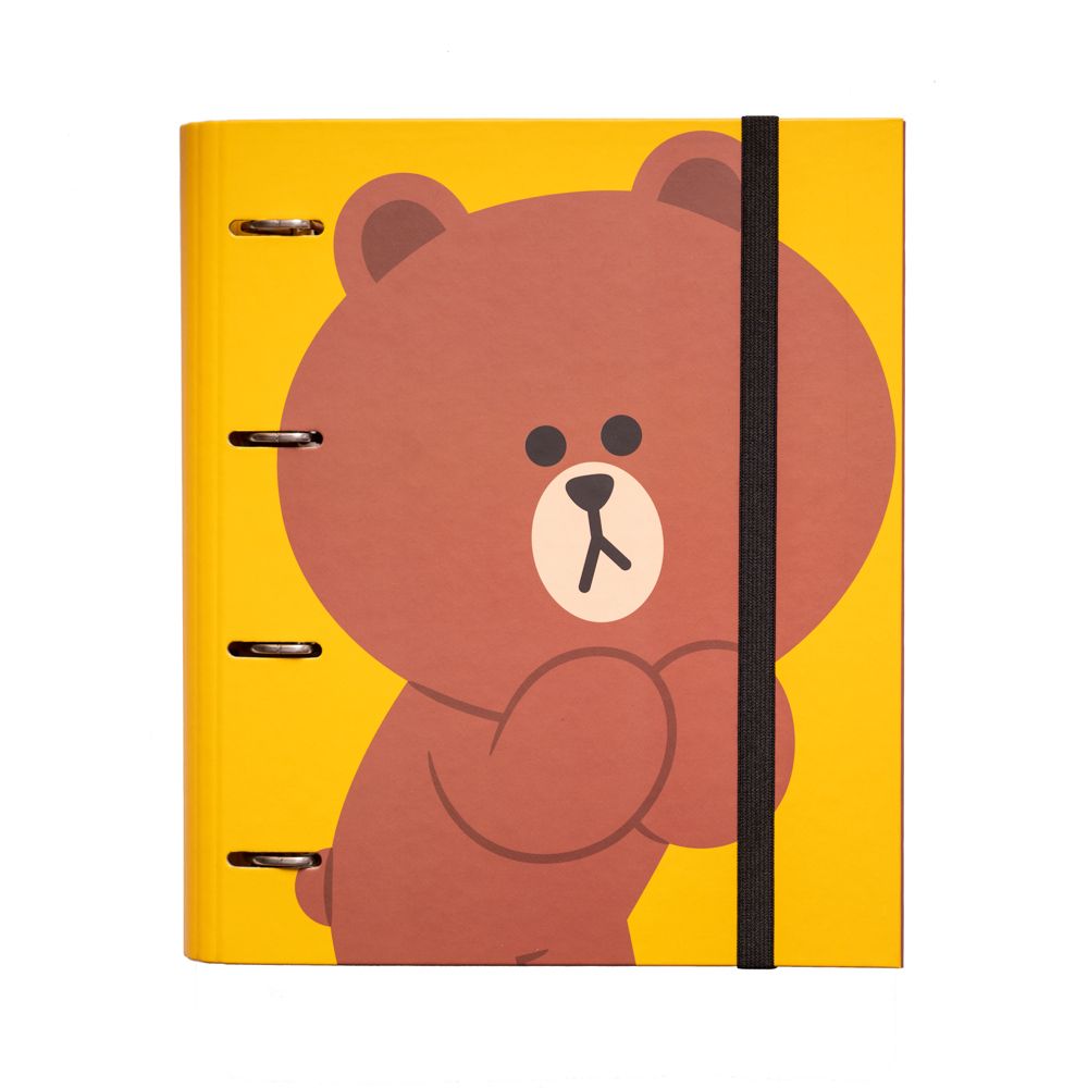 Premium Κλασέρ με Λάστιχο 4 κρίκων LINE FRIENDS