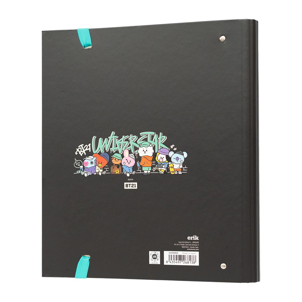 Premium 4 ring File Folder BT21 Street Mood