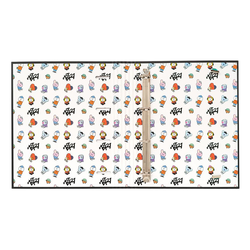 Premium 4 ring File Folder BT21 Street Mood