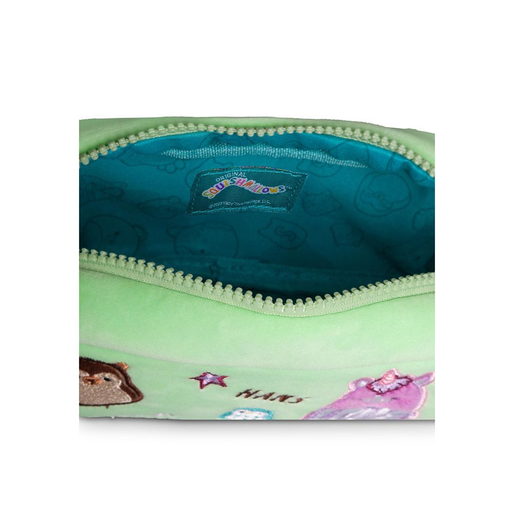 Τσαντάκι Μέικαπ SQUISHMALLOWS Μείξη Λαχανί