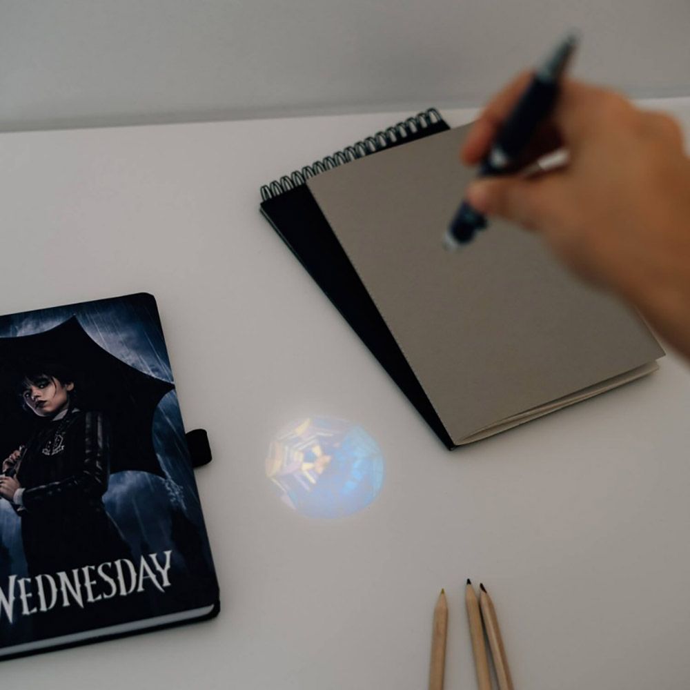 Premium Notebook with Light Pen A5 WEDNESDAY
