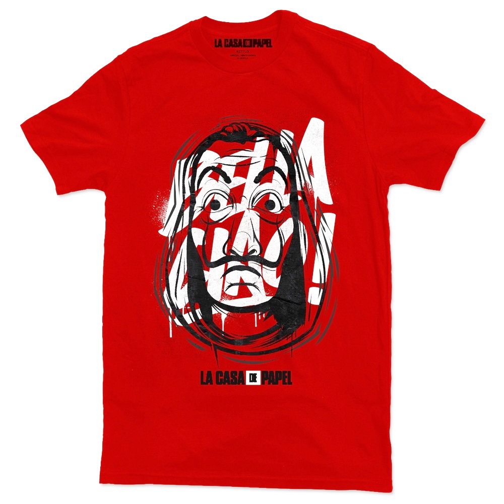 T-Shirt Size M LA CASA DE PAPEL Mask