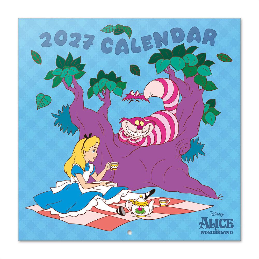 Ημερολόγιο Τοίχου 16 Μηνών 2027 30X30εκ DISNEY ALICE IN WONDERLAND
