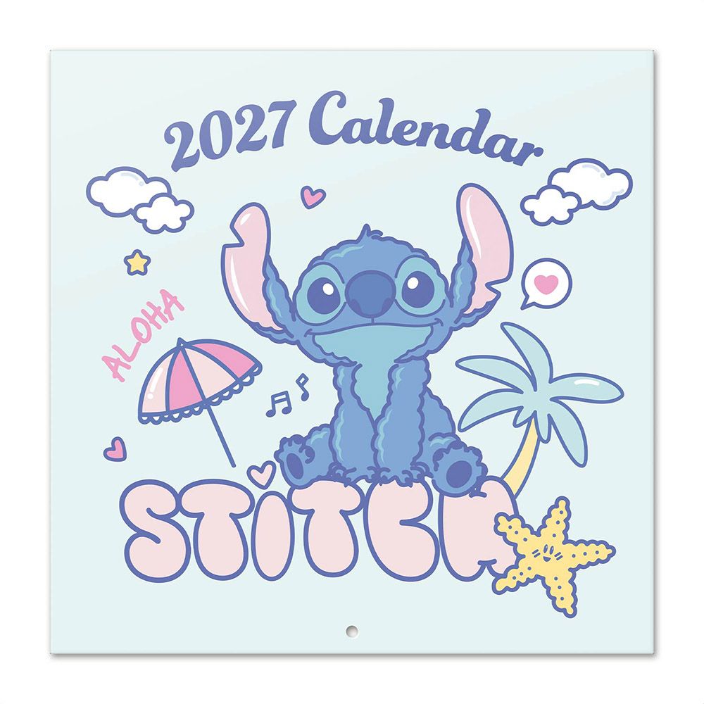Ημερολόγιο Τοίχου 16 Μηνών 2027 30X30εκ DISNEY STITCH