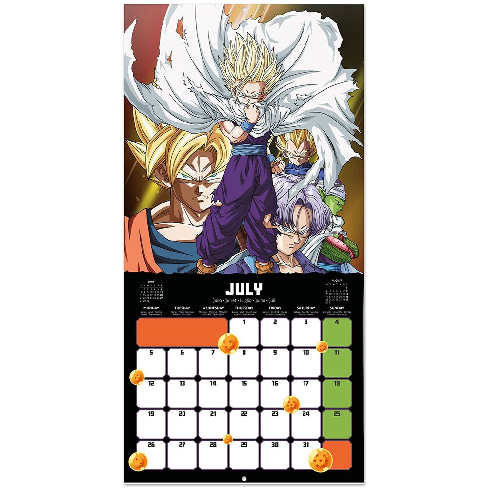 Ημερολόγιο Τοίχου 16 Μηνών 2027 30X30εκ DRAGON BALL