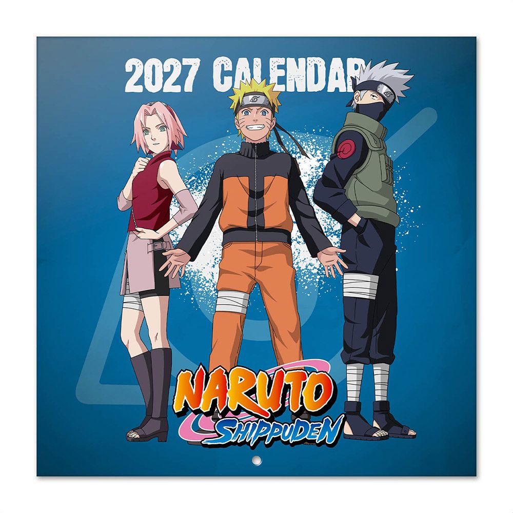 Ημερολόγιο Τοίχου 16 Μηνών 2027 30X30εκ NARUTO SHIPPUDEN