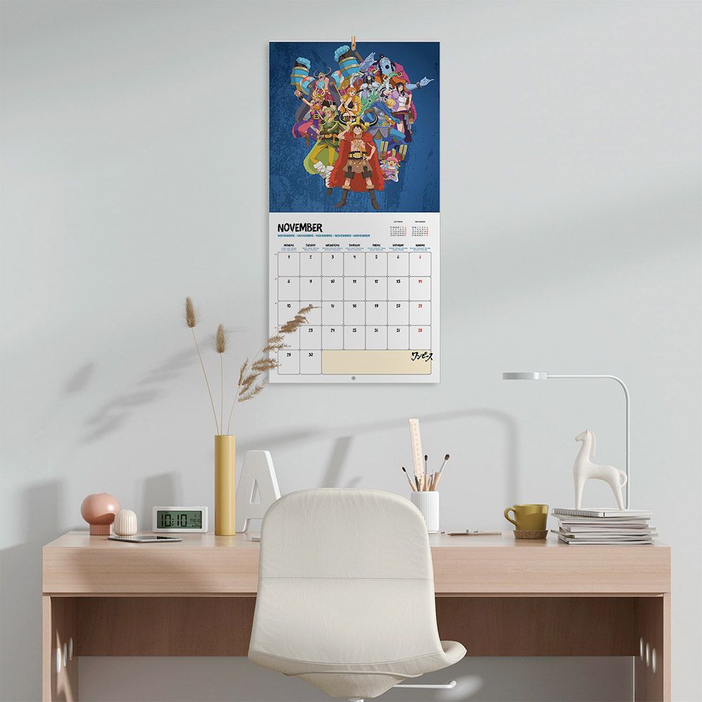 Wall Calendar 2027 30X30cm ONE PIECE Elbaph