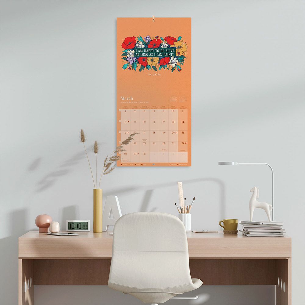 Ημερολόγιο Τοίχου 16 Μηνών 2027 30X30εκ FRIDA KAHLO