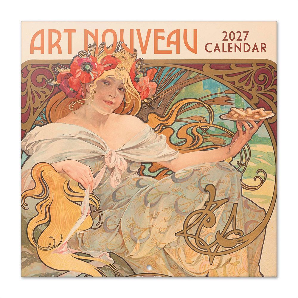 Ημερολόγιο Τοίχου 16 Μηνών 2027 30X30εκ ART NOUVEAU