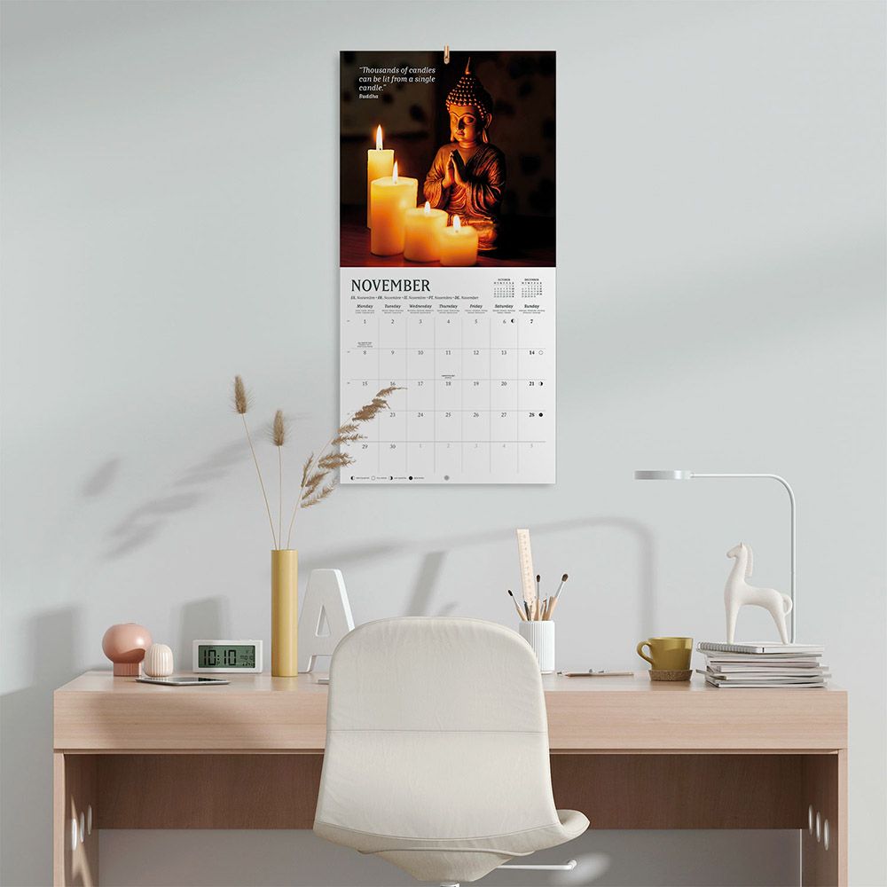 Ημερολόγιο Τοίχου 16 Μηνών 2027 30X30εκ FENG SHUI & MEDITATION