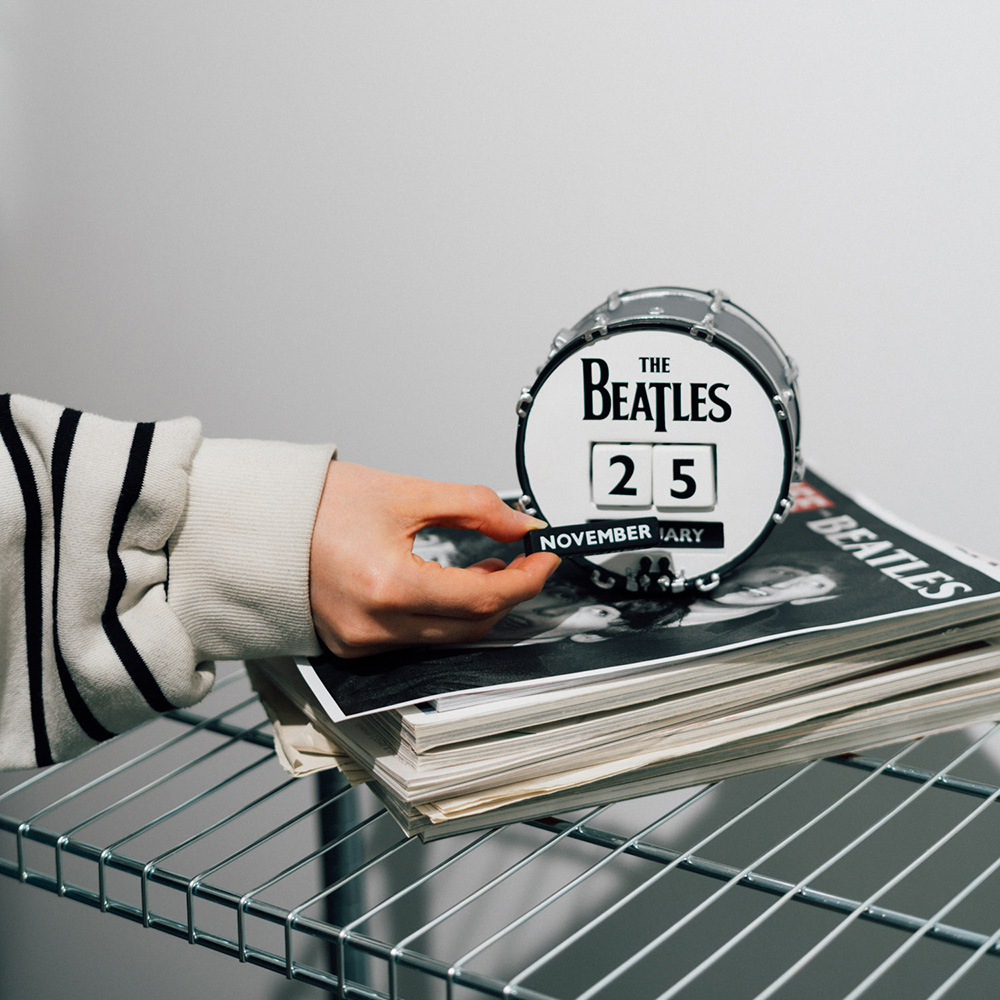 Perpetual 3D Calendar 12cm THE BEATLES