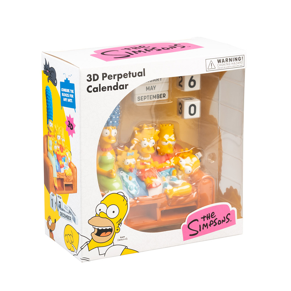 Διαρκές 3D Ημερολόγιο 12εκ THE SIMPSONS