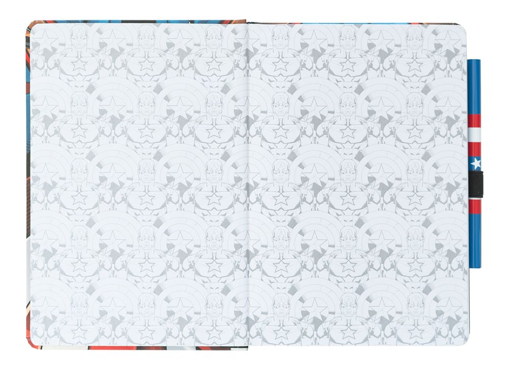 Premium Notebook A5 MARVEL CAPTAIN AMERICA Uniform