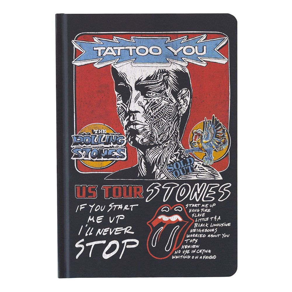 Premium A5 Notebook THE ROLLING STONES