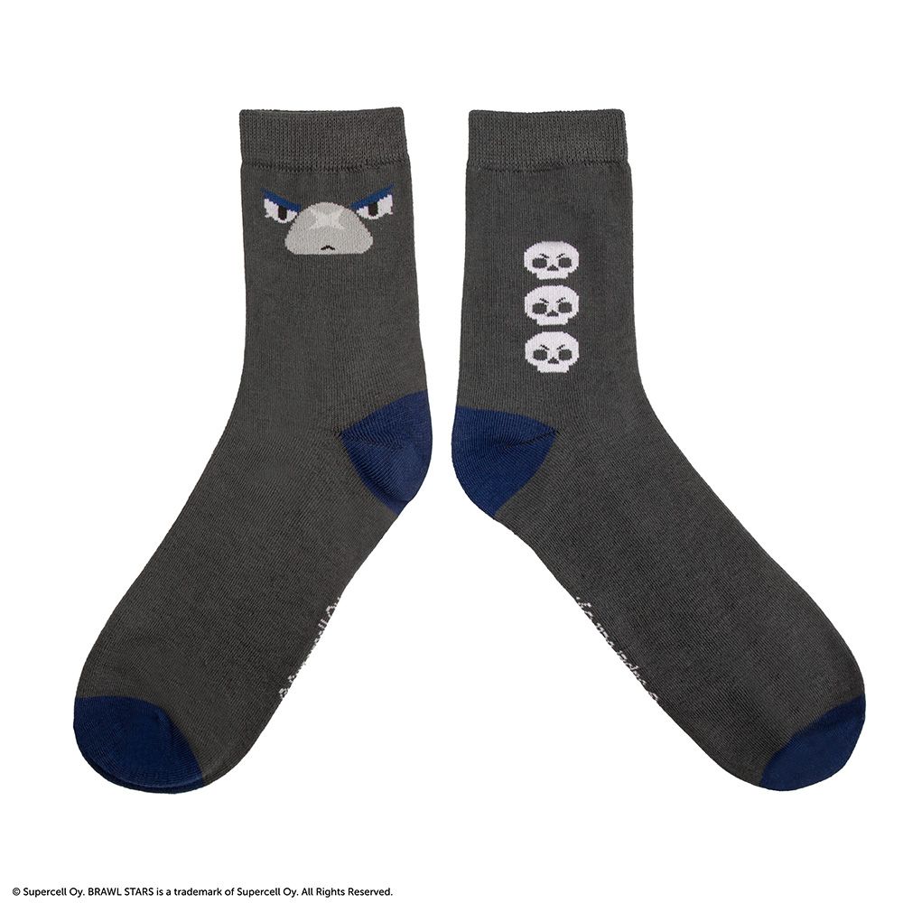 Socks BRAWL STARS Spike, Crow & Mr. P One Size 35-45 (3-pairs box)