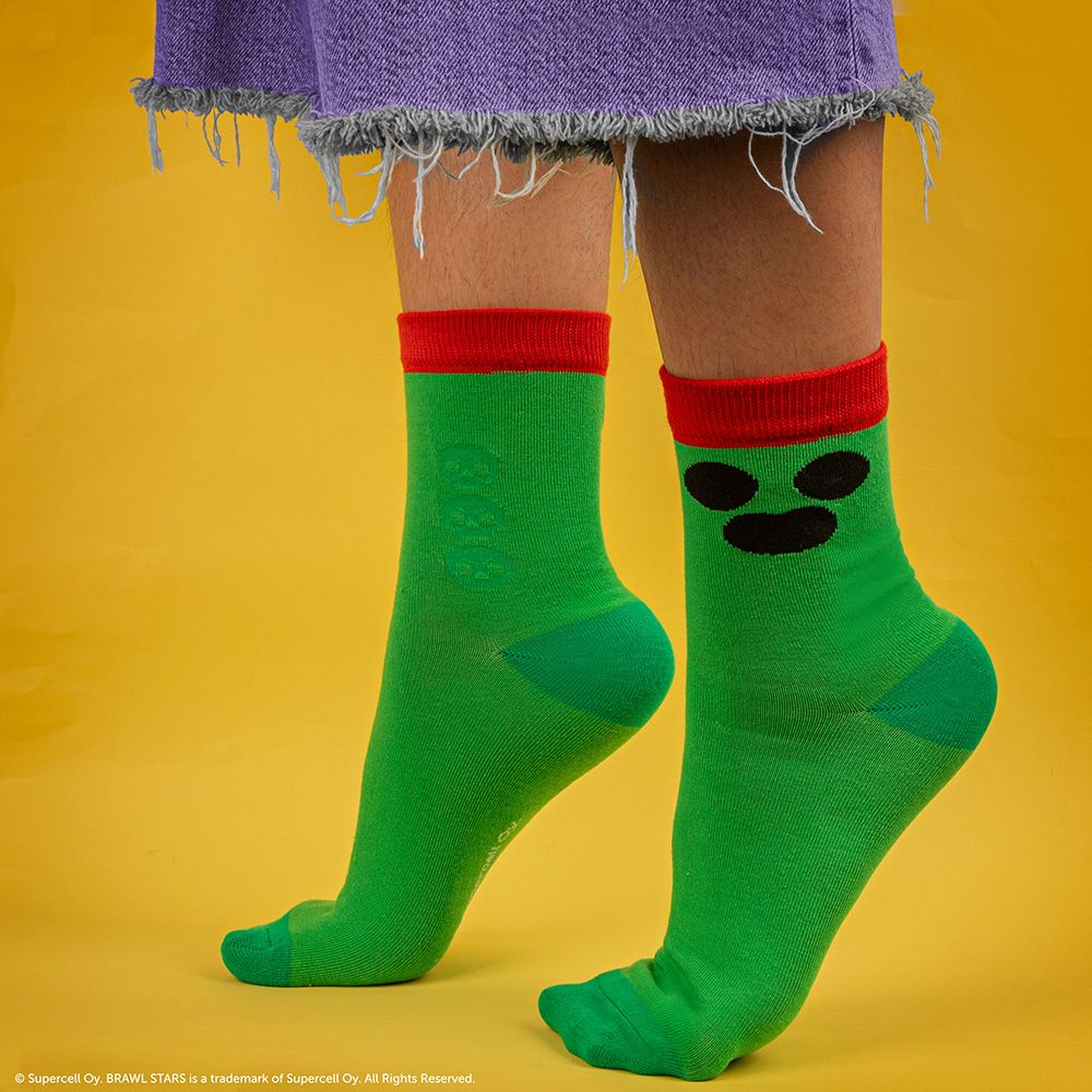 Socks BRAWL STARS Spike, Crow & Mr. P One Size 35-45 (3-pairs box)