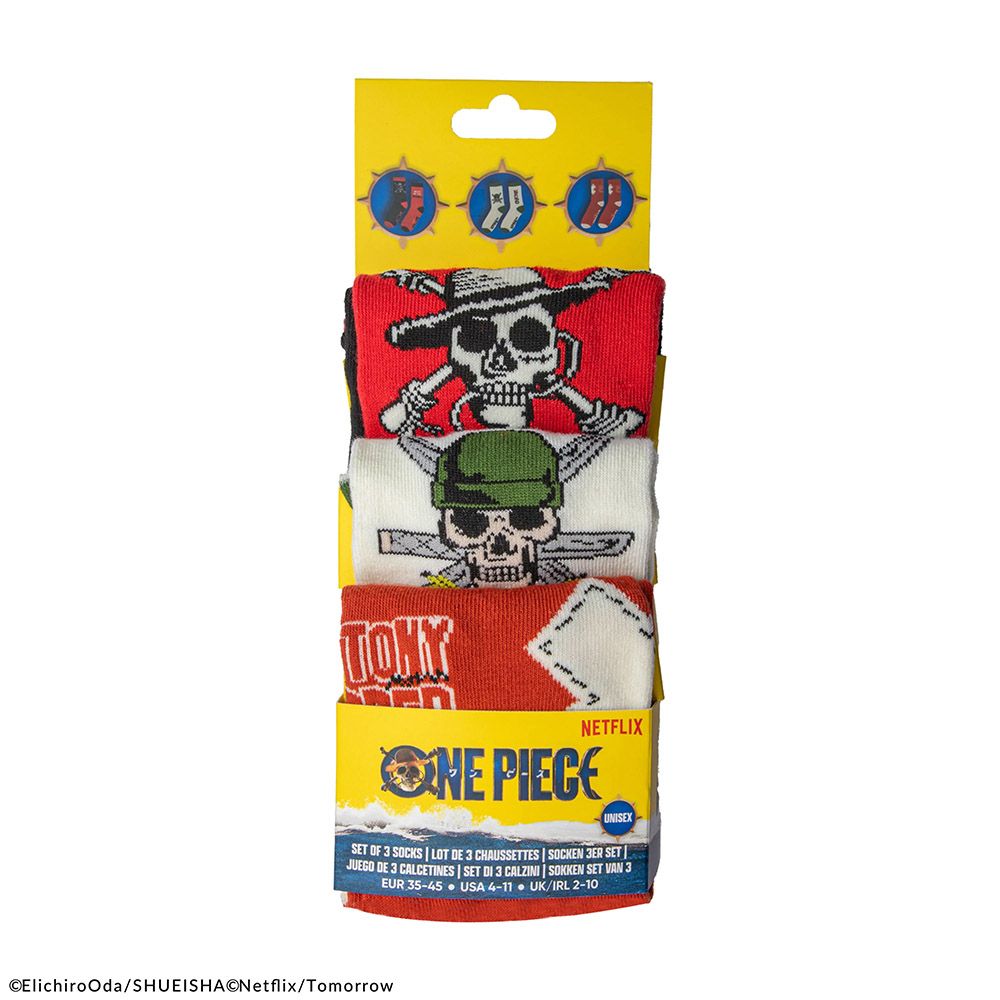 Κάλτσες Ένα Μέγεθος 35-45 ONE PIECE (3 ζεύγη)