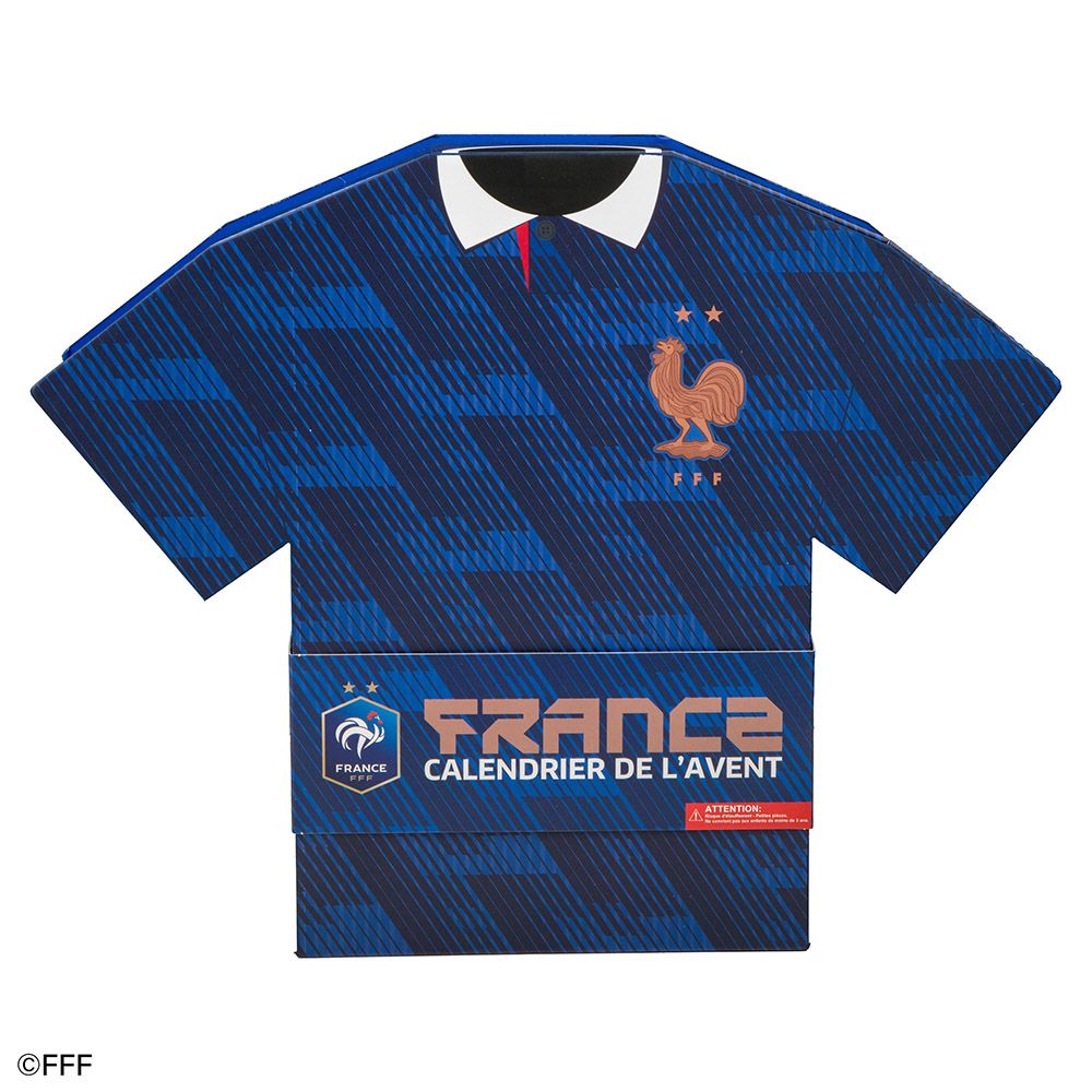 Advent Calendar French Football Federation 2026 World Cup Jersey-shaped Collector’s Box